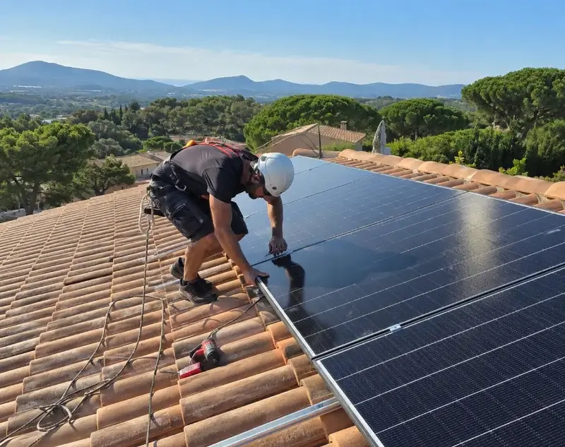 Installateur panneaux solaires La Chapelle-Aubareil — pose photovoltaïque sur toiture
